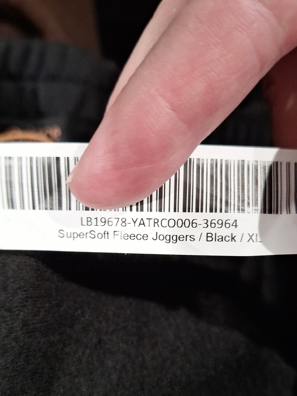Quince SuperSoft Fleece Joggers Black XL NWT - Picture 4 of 4